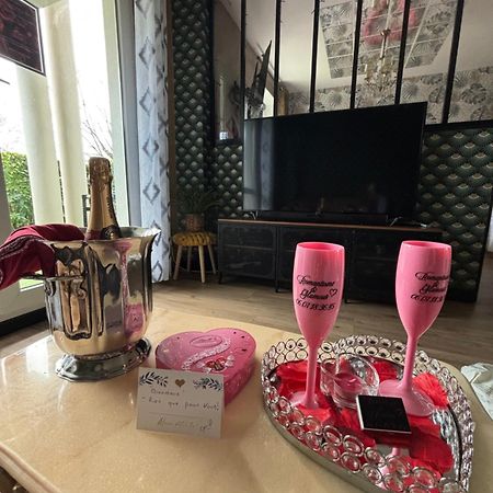 Romantisme Et Glamour Avec Spa ,Jardin Proche Zenith Dijon Ngoại thất bức ảnh